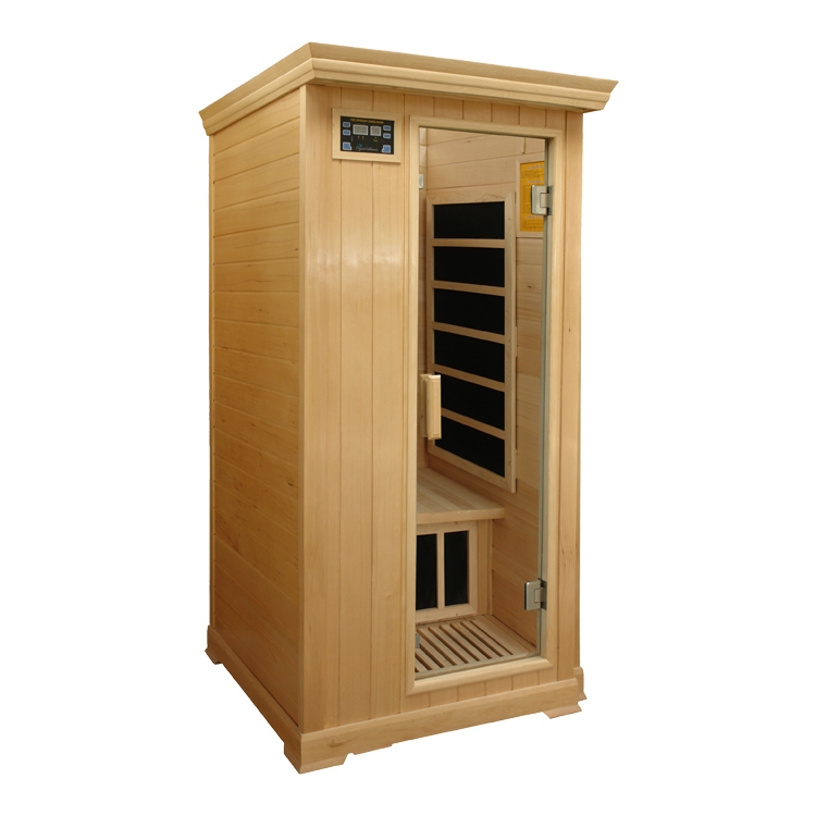 Hot sale 1 person hemlock infrared sauna room