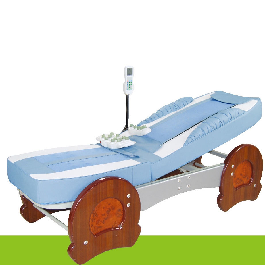 New design good quality portable jade massage bed with roller