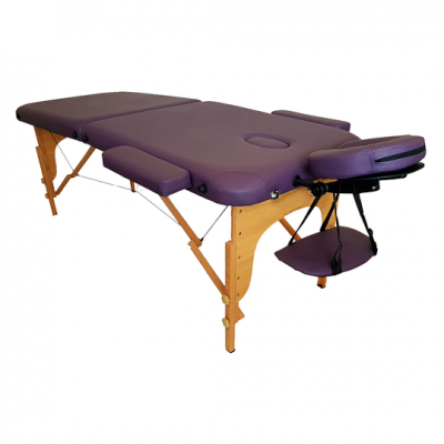 Hot sale 2 section portable wooden massage table